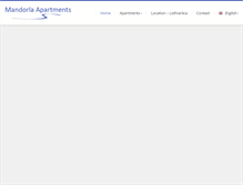 Tablet Screenshot of mandorla-apartments.gr